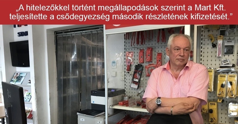 Mart Kft. – túl vannak a nehezén
