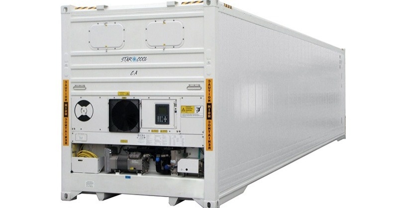 Hűtőház konténerből