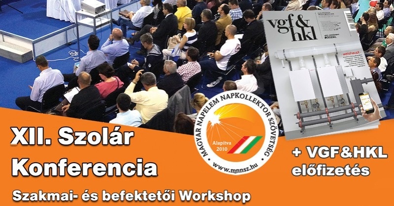 Szolár Konferencia részvétel kedvezményes szaklapelőfizetéssel