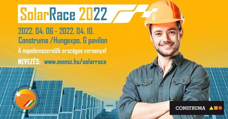 Április 6-án startol a Solarrace 2022, a napelem-kivitelezők első hazai versenye