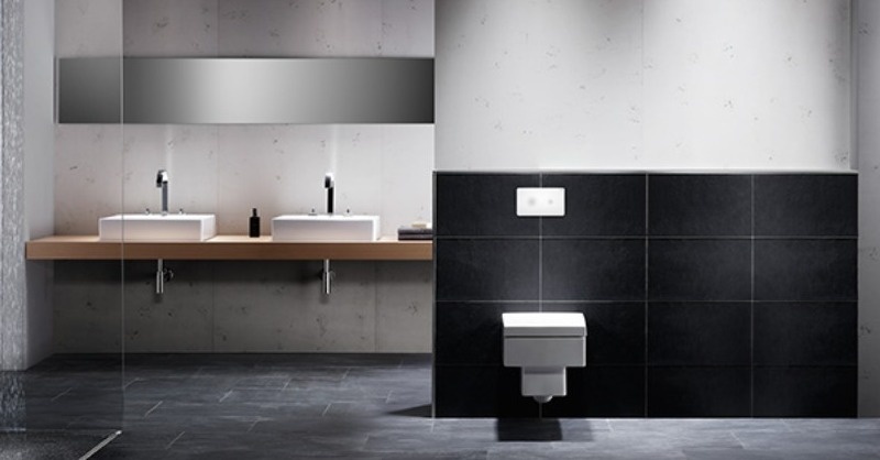 Higiénikus WC: Az érintésmentes Viega működtetőlap