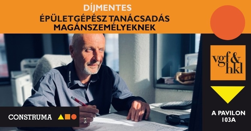 Díjmentes épületgépészeti szaktanácsadás a Construmán!