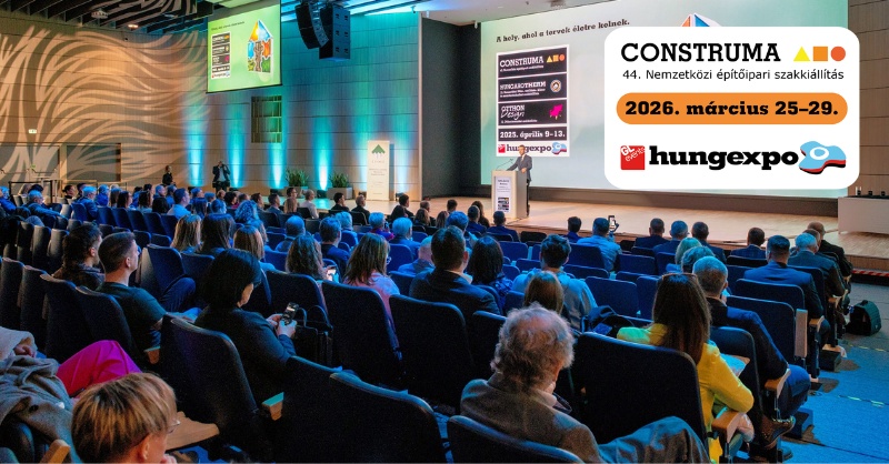 CONSTRUMA 2026: energiahatékony gépészeti megoldások és új technológiák egy helyen