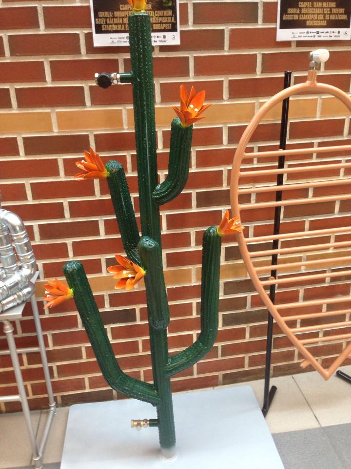 Kaktusz csőradiátor