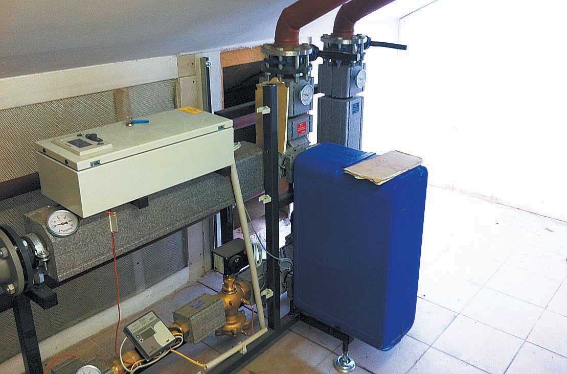 500 kW-os hőátadó állomás