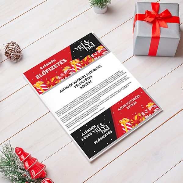 Ajándék éves előfizetés