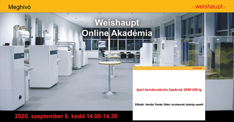 Ipari kondenzációs kazánok 2000 kW-ig