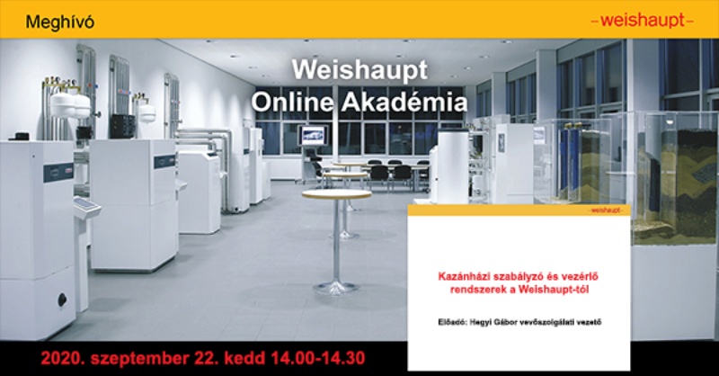 Kazánházi szabályzó és vezérlő rendszerek a Weishaupt-tól