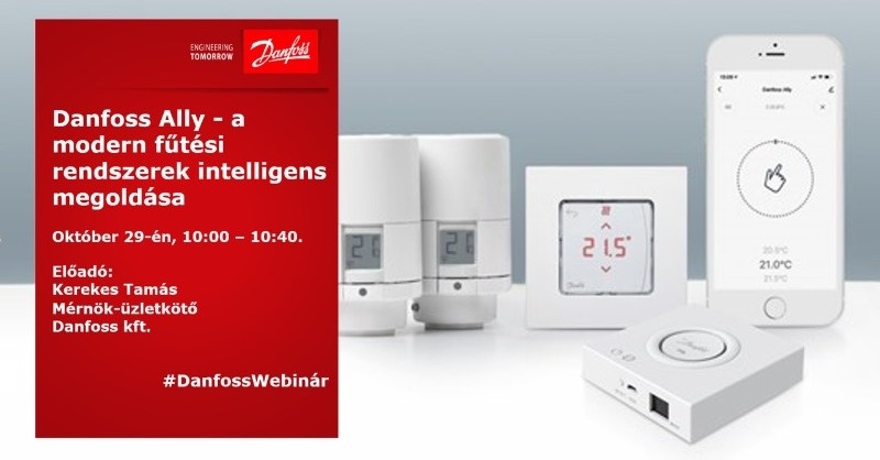 Danfoss Ally – a modern fűtési rendszerek intelligens megoldása